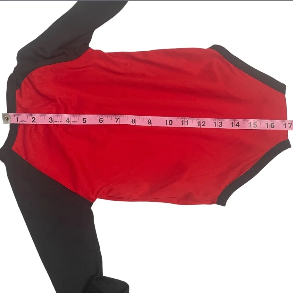 Nike Red and Black Dri-FIT Onesie